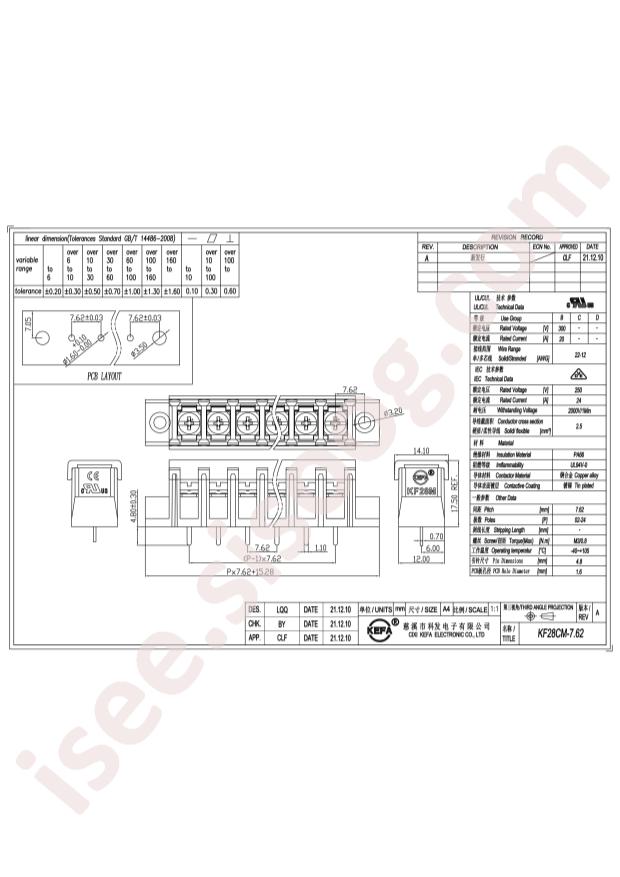 KF28CM-7.62-5P