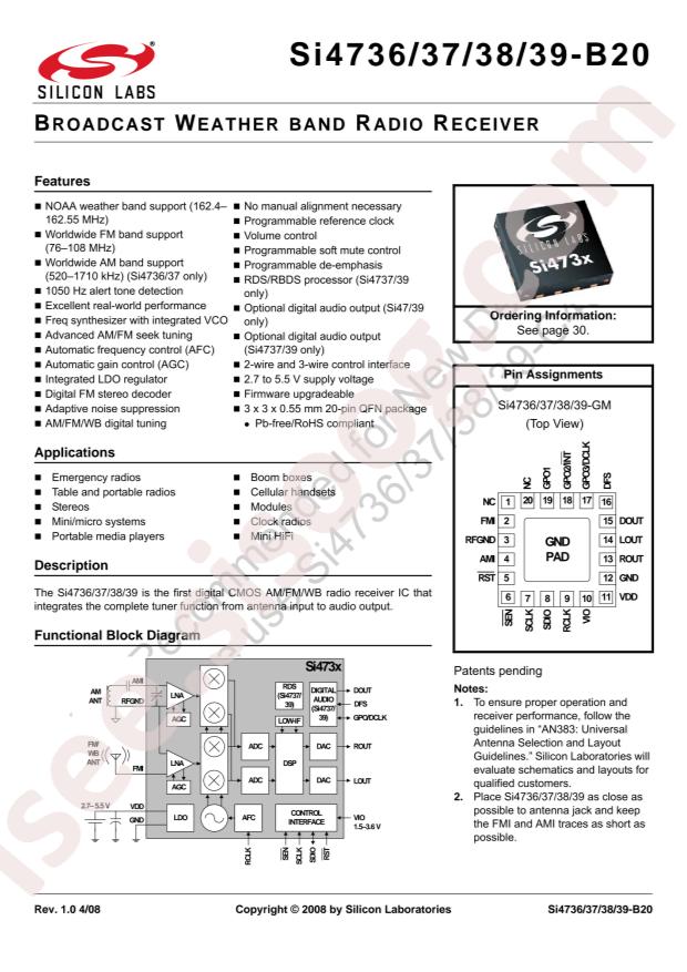 SI4739-B20-GM