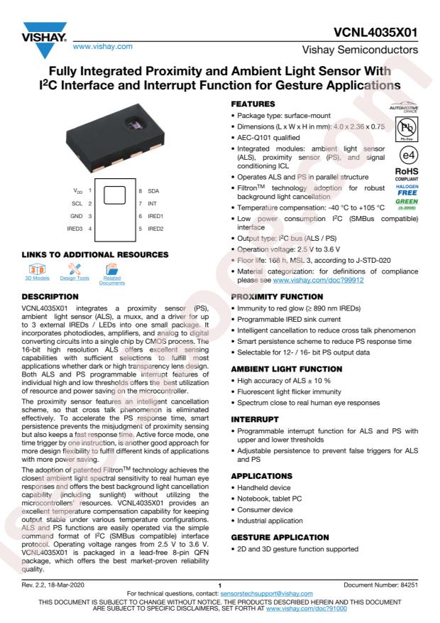 VCNL4035X01-GS08