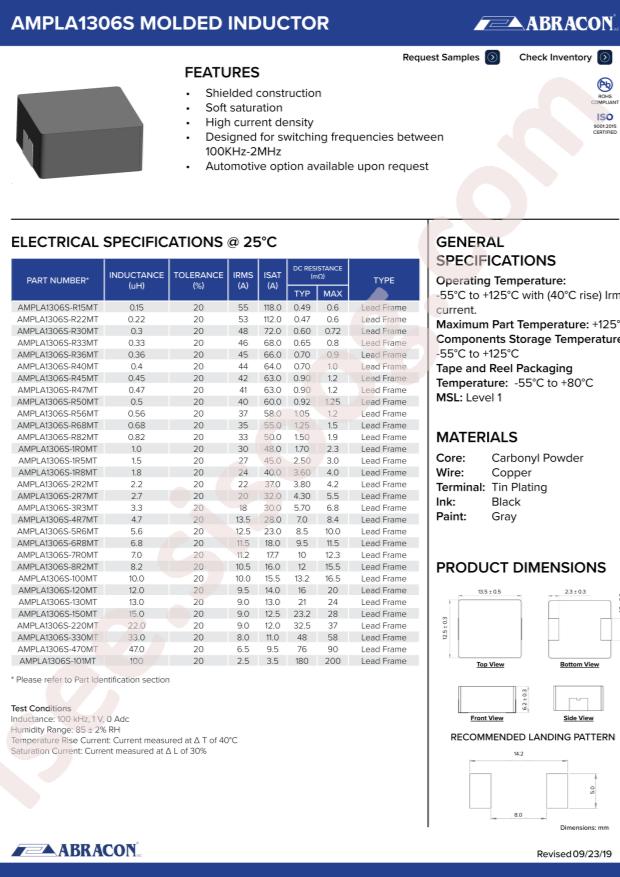 AMPLA1306S-R22MT