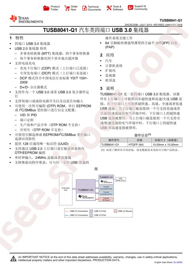 TUSB8041IPAPRQ1