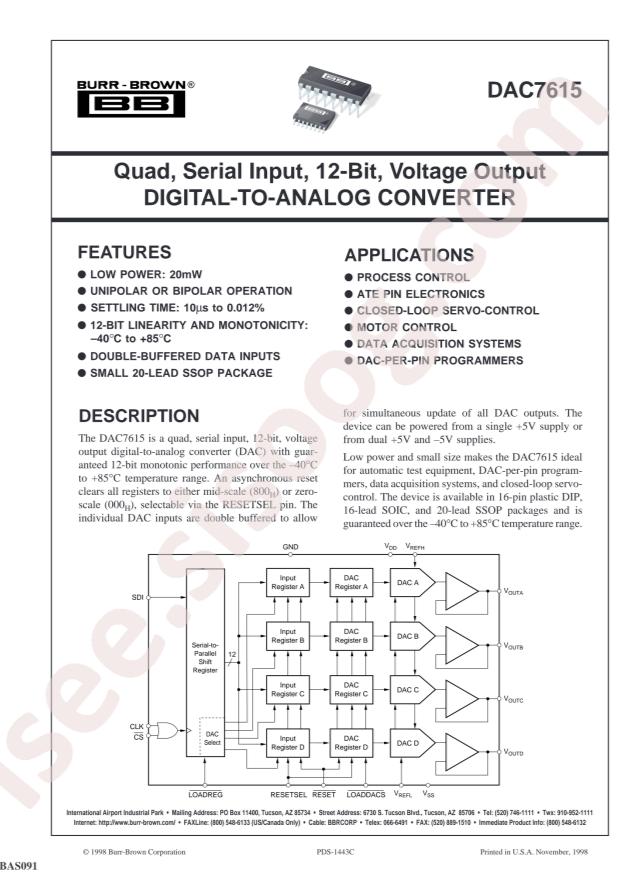 DAC7615UB