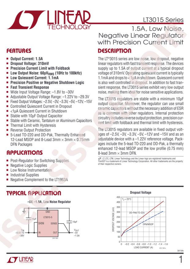 LT3015EQ#PBF