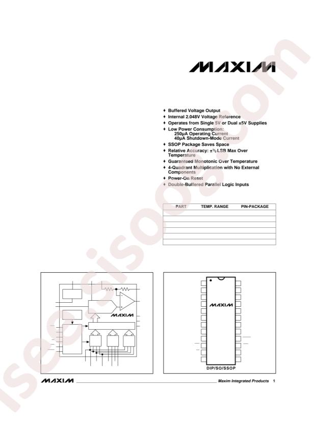 MAX503CWG+T