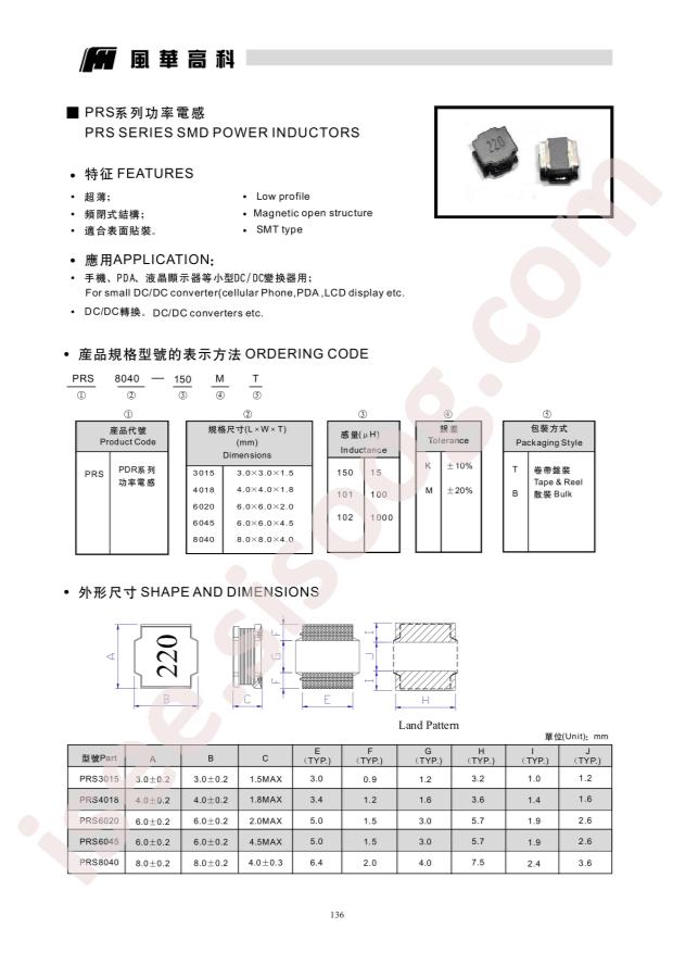 PRS6045-330MT