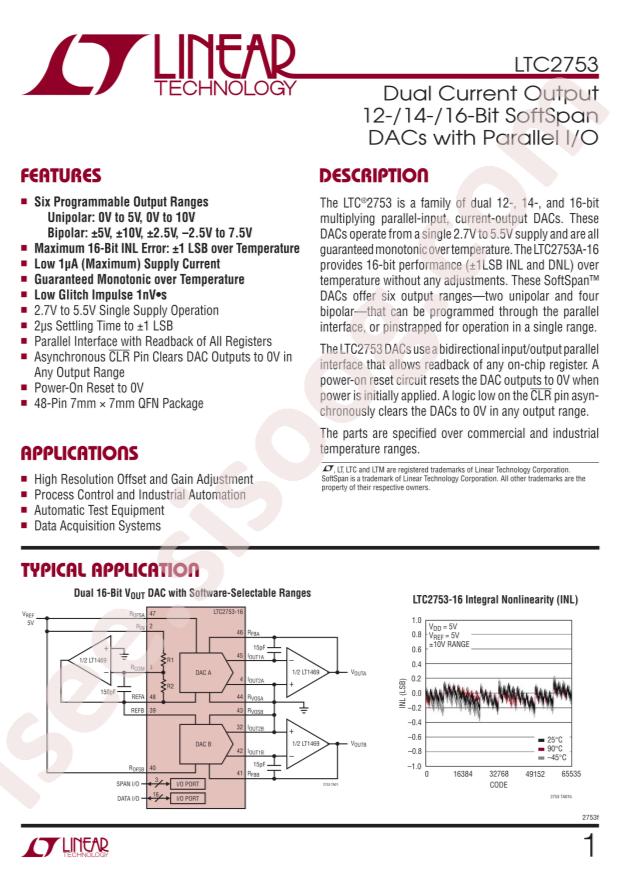 LTC2753IUK-14#PBF