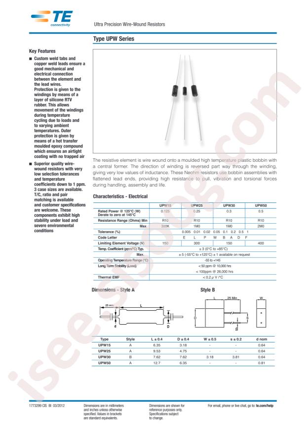 UPW25B250RV