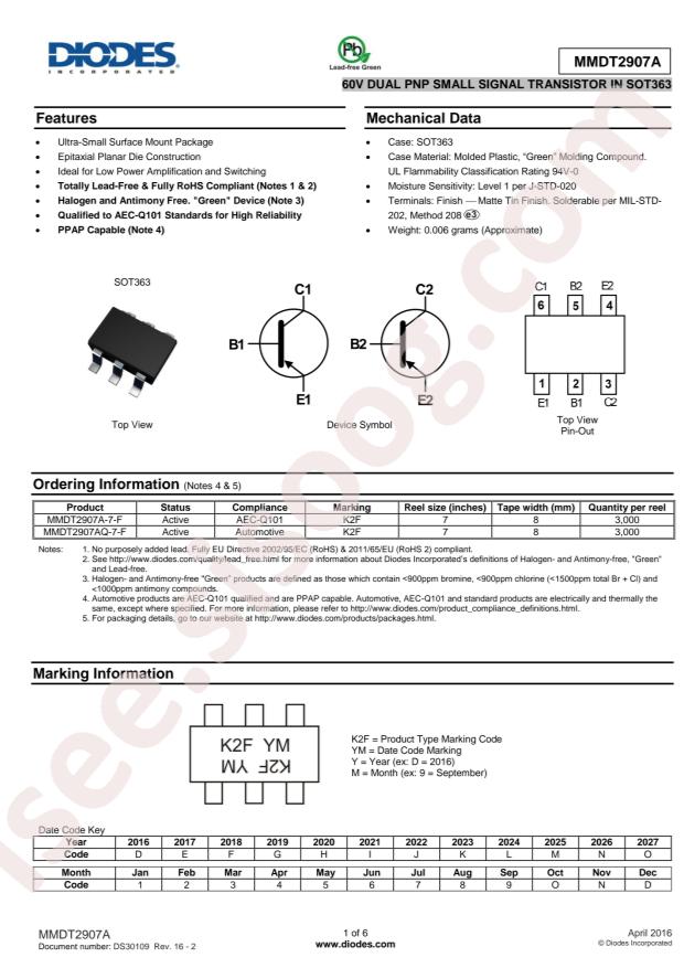 MMDT2907A-7-F