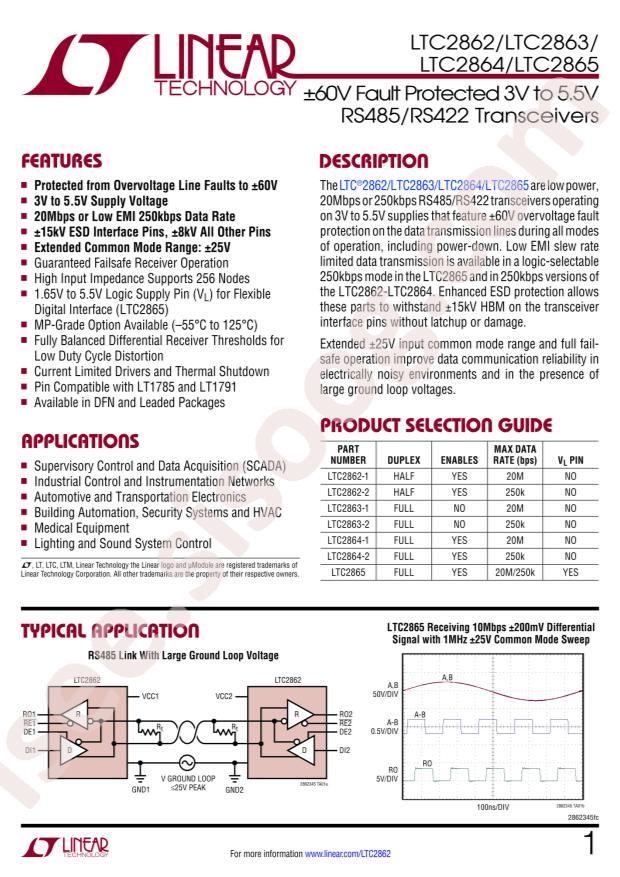 LTC2862HDD-1#PBF