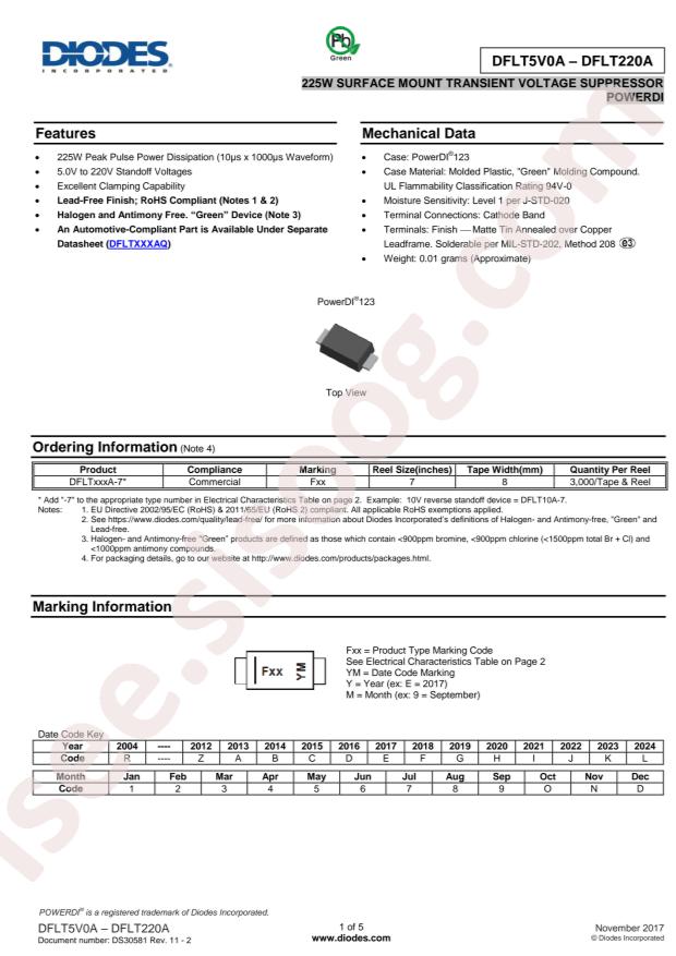 DIODES DFLT8V5A-7