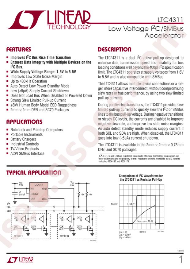 LTC4311ISC6#TRMPBF