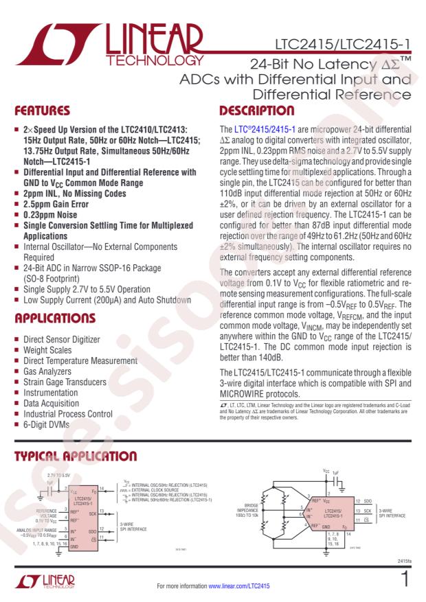 LTC2415CGN#PBF