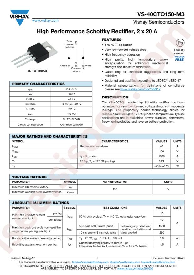 VS-40CTQ150-M3