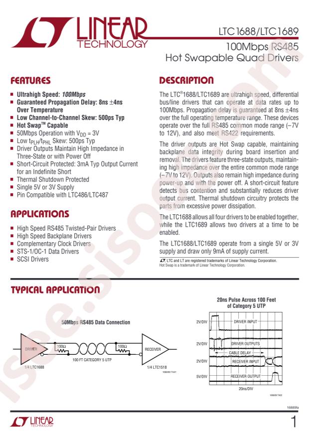 LTC1688CS#PBF