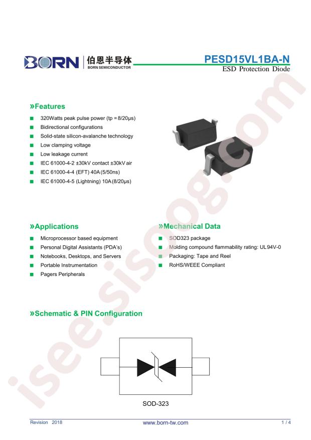 PESD15VL1BA-N