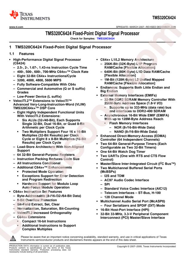 TI TNETV2667FIBZWT