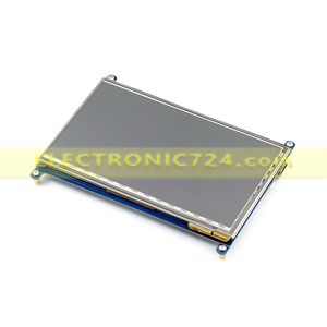 نمایشگر ال سی دی  lcd 7 inch raspberry with board with cap touch Type B wave share