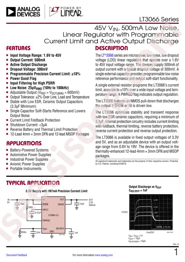 LT3066EMSE#PBF