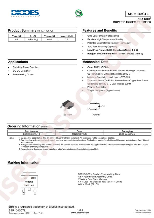 SBR1045CTL-13