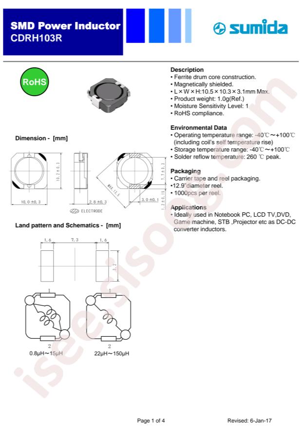 CDRH103RNP-8R2NC-B