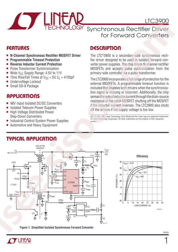 LTC3900ES8#TRPBF