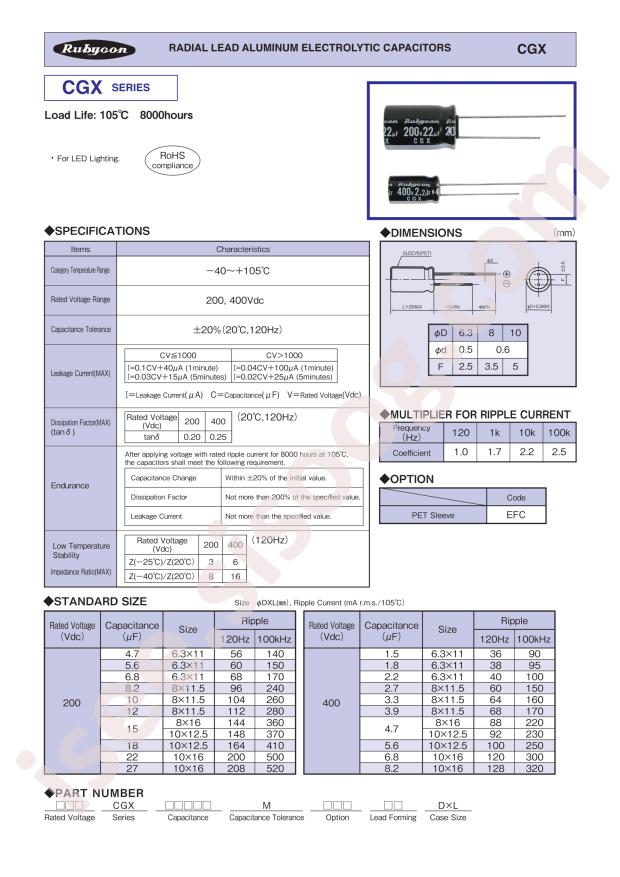 200CGX10M8X11.5