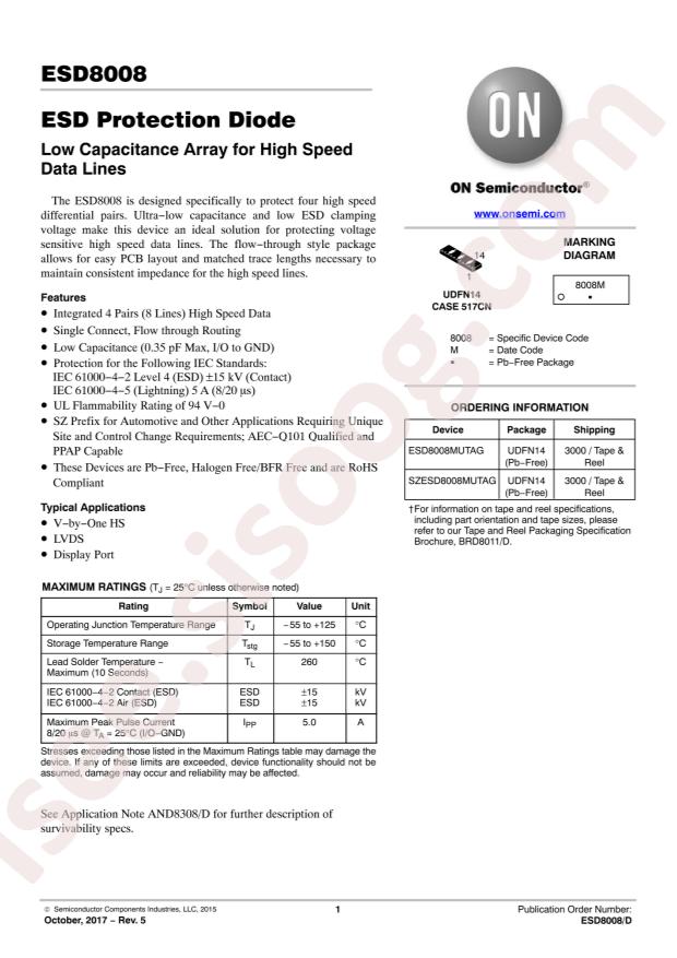 ESD8008MUTAG