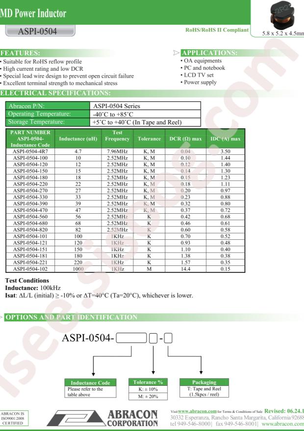 ASPI-0504-150K-T