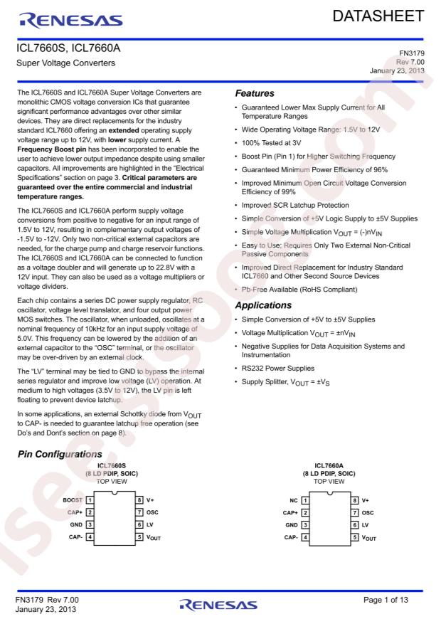 ICL7660ACBAZA-T