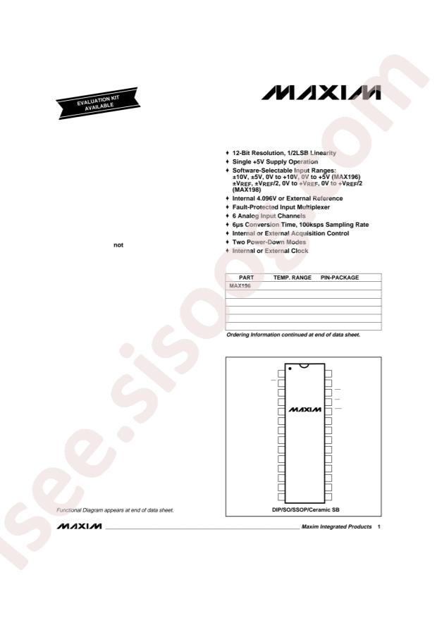 MAX198BCWI+