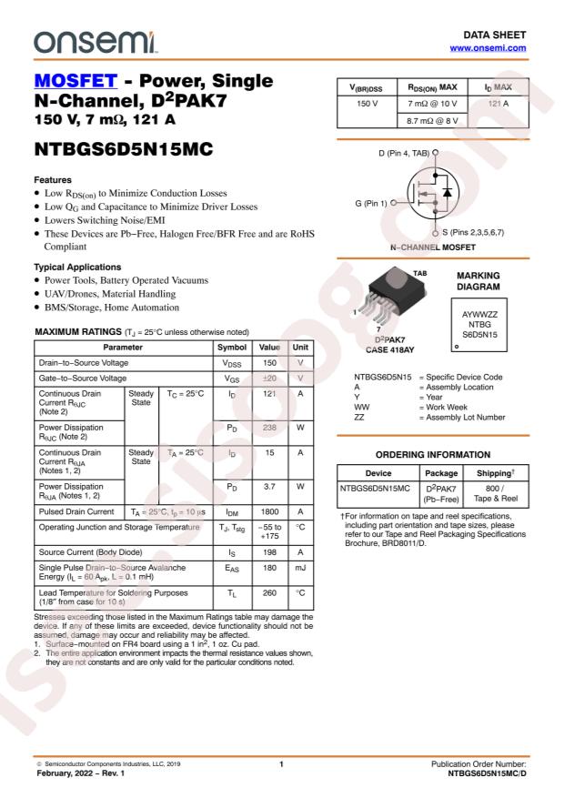 NTBGS6D5N15MC