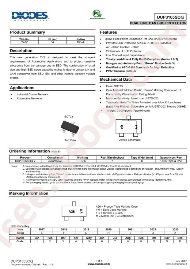 DUP3105SOQ-7