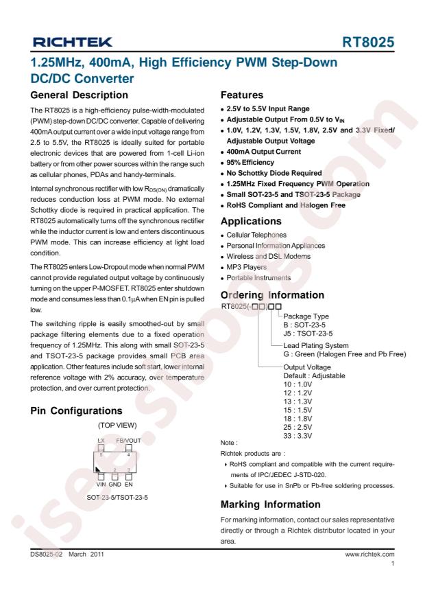 RT8025GJ5