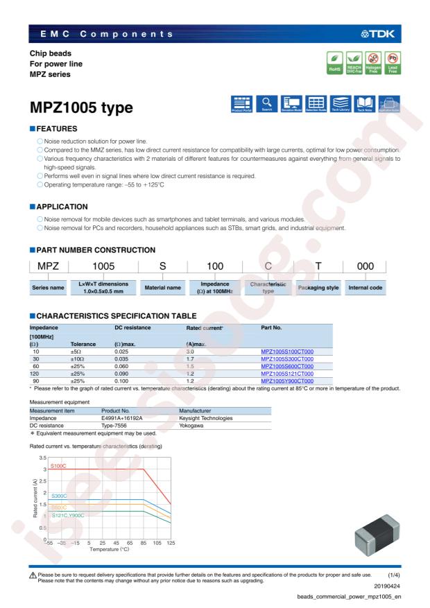 MPZ1005Y900CT000