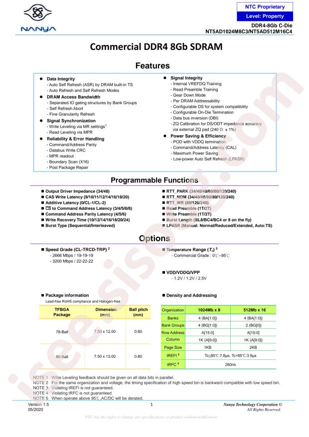 NT5AD512M16C4-HR