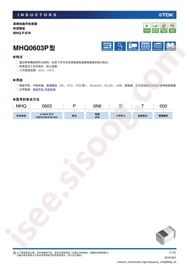 MHQ0603P12NHT000