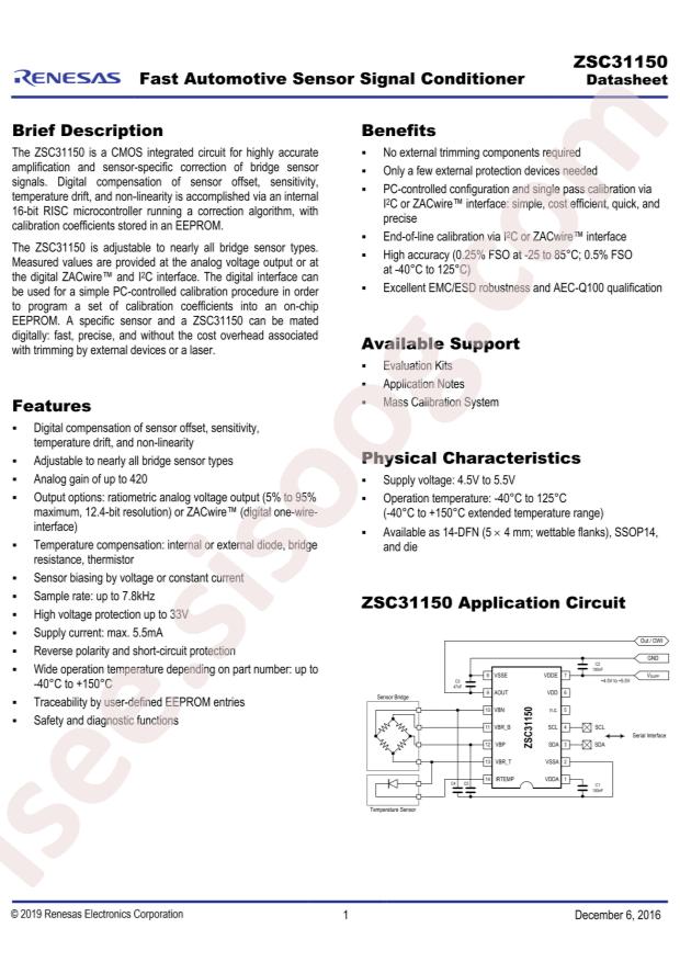 ZSC31150GEG2-R