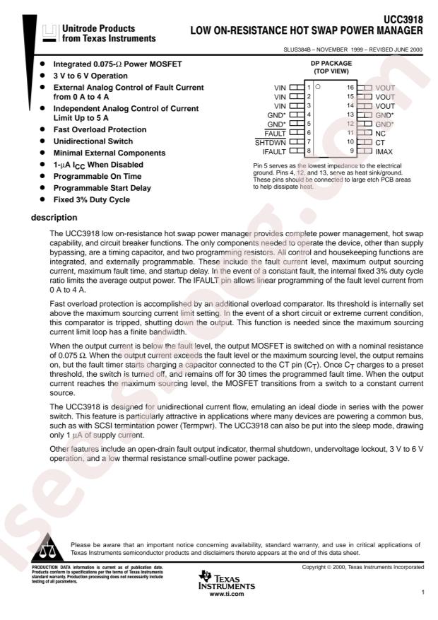 UCC3918DP