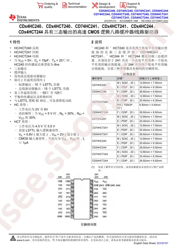 CD74HC241M