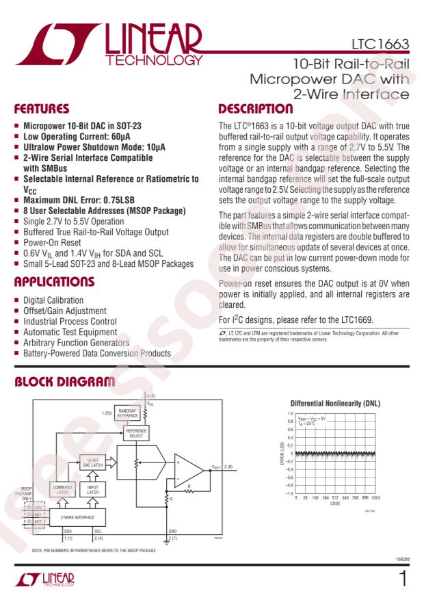 LTC1663-1CS5#TRPBF