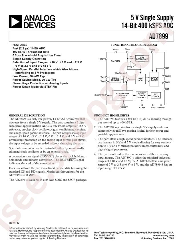 AD7899ARSZ-3