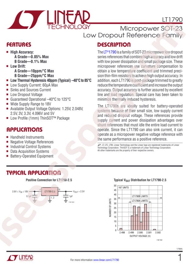 LT1790BCS6-3#TRPBF