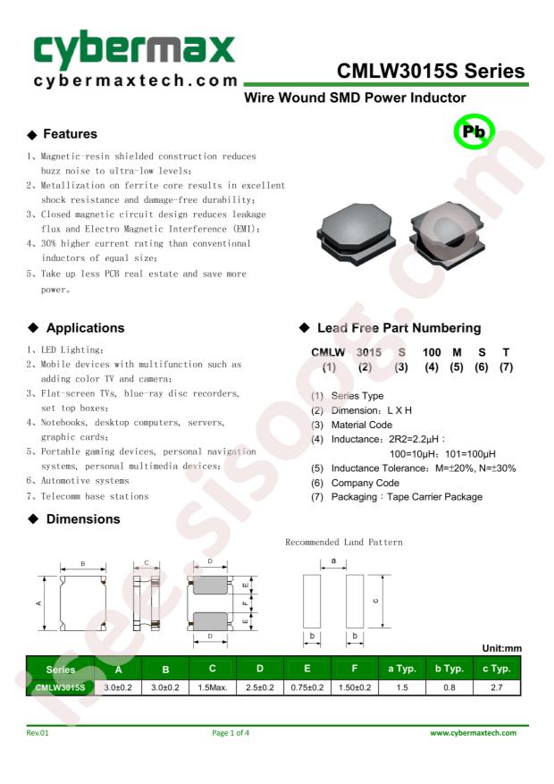 CMLW3015S101MST
