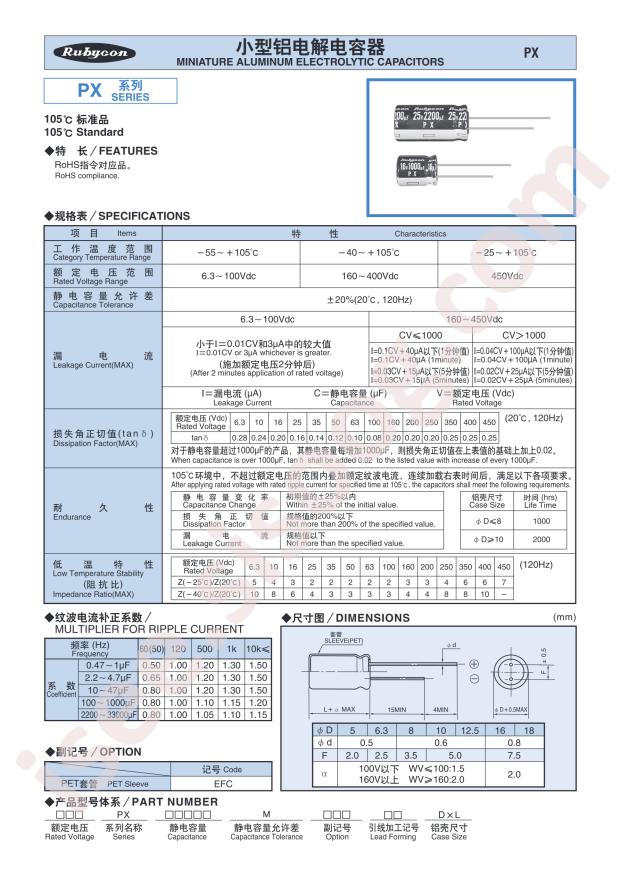 63PX330MEFC10X20