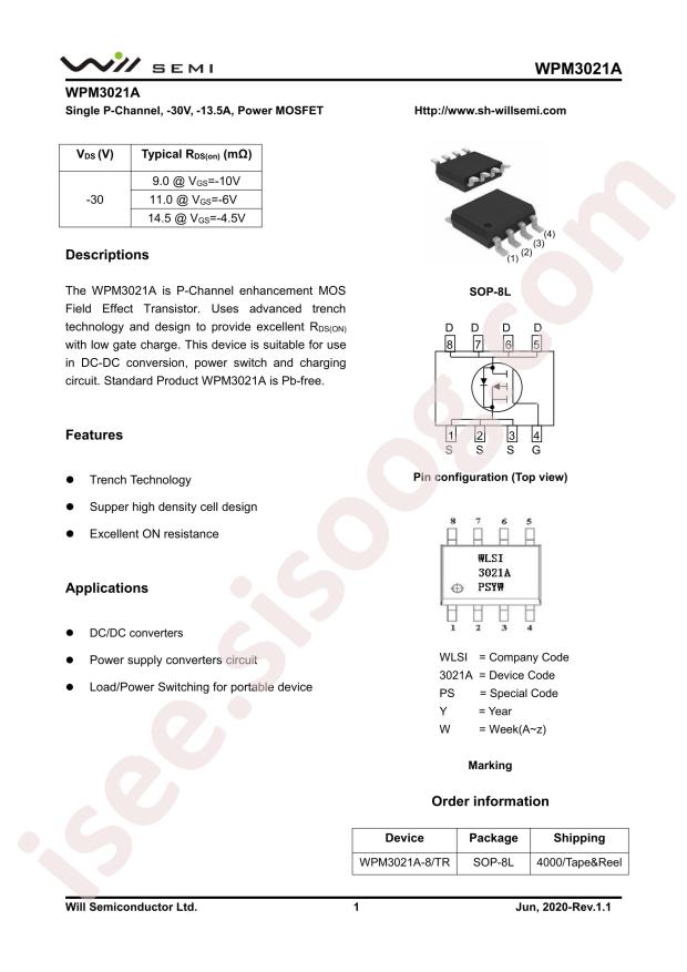 WPM3021A-8/TR