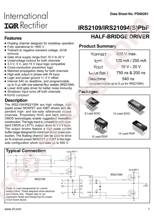 IRS21094STRPBF