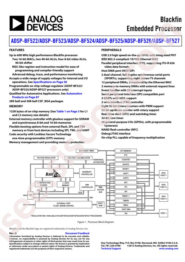 ADSP-BF525KBCZ-6