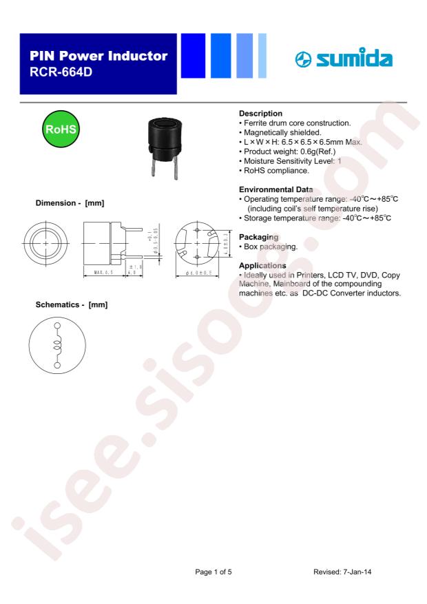 RCR664DNP-821K