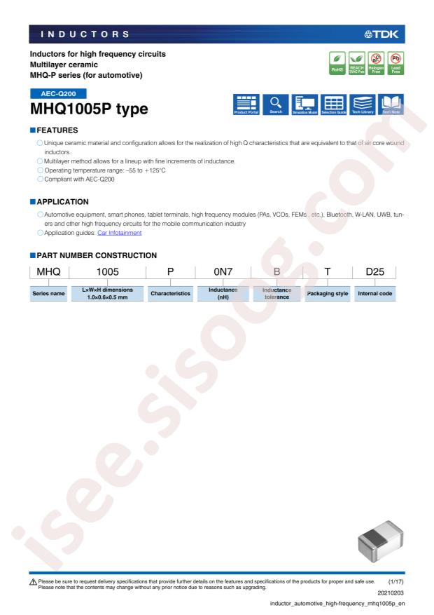 MHQ1005P39NJTD25