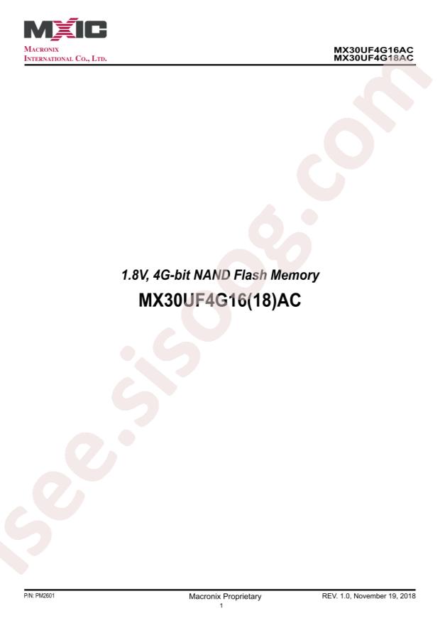 MX30UF4G18AC-TI